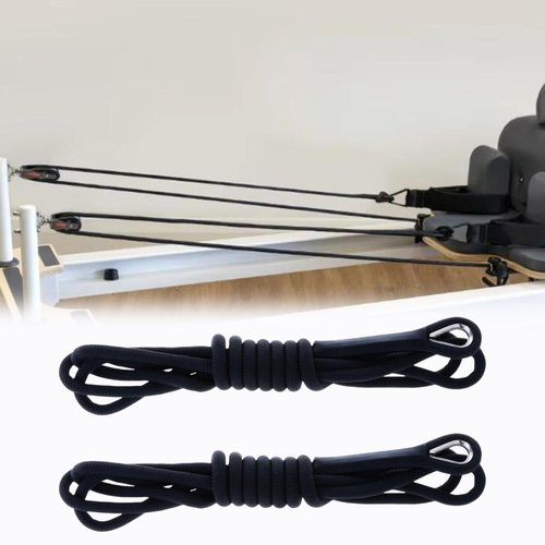 rockible Pilates Reformer Pull Rope Component Fitting Part Strap for Balance Training Sitting Box Studio Use Exercise Equipment