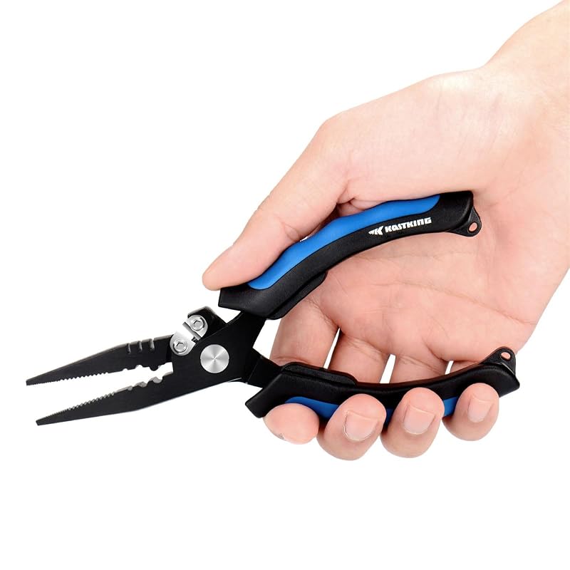 KastKing Intimidator Fishing Pliers, Saltwater Resistant Fishing Gear