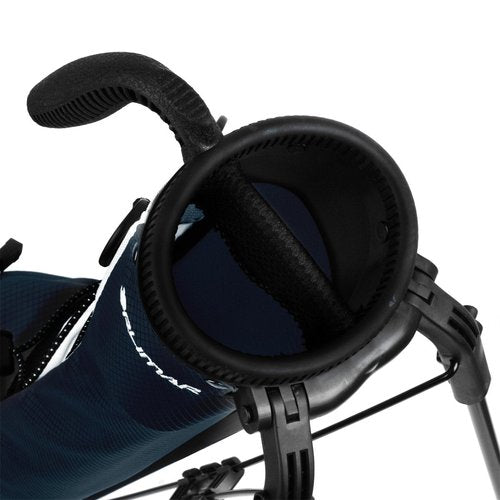 Orlimar Pitch 'n Putt Golf Lightweight Stand Carry Bag, Midnight Blue Par 3 Small Executive Golf Club Bag for a Few Clubs Range Men & Women with 2 Way Divider Top 1 Pocket Shoulder Strap Carry Handle