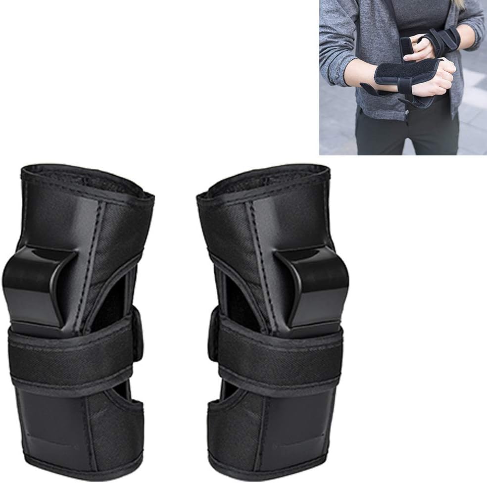 1 Pair Wrist Guard Protective Gear for Roller Skating Skateboarding Wristsavers Brace Protective Gear for Adults Kids Youth