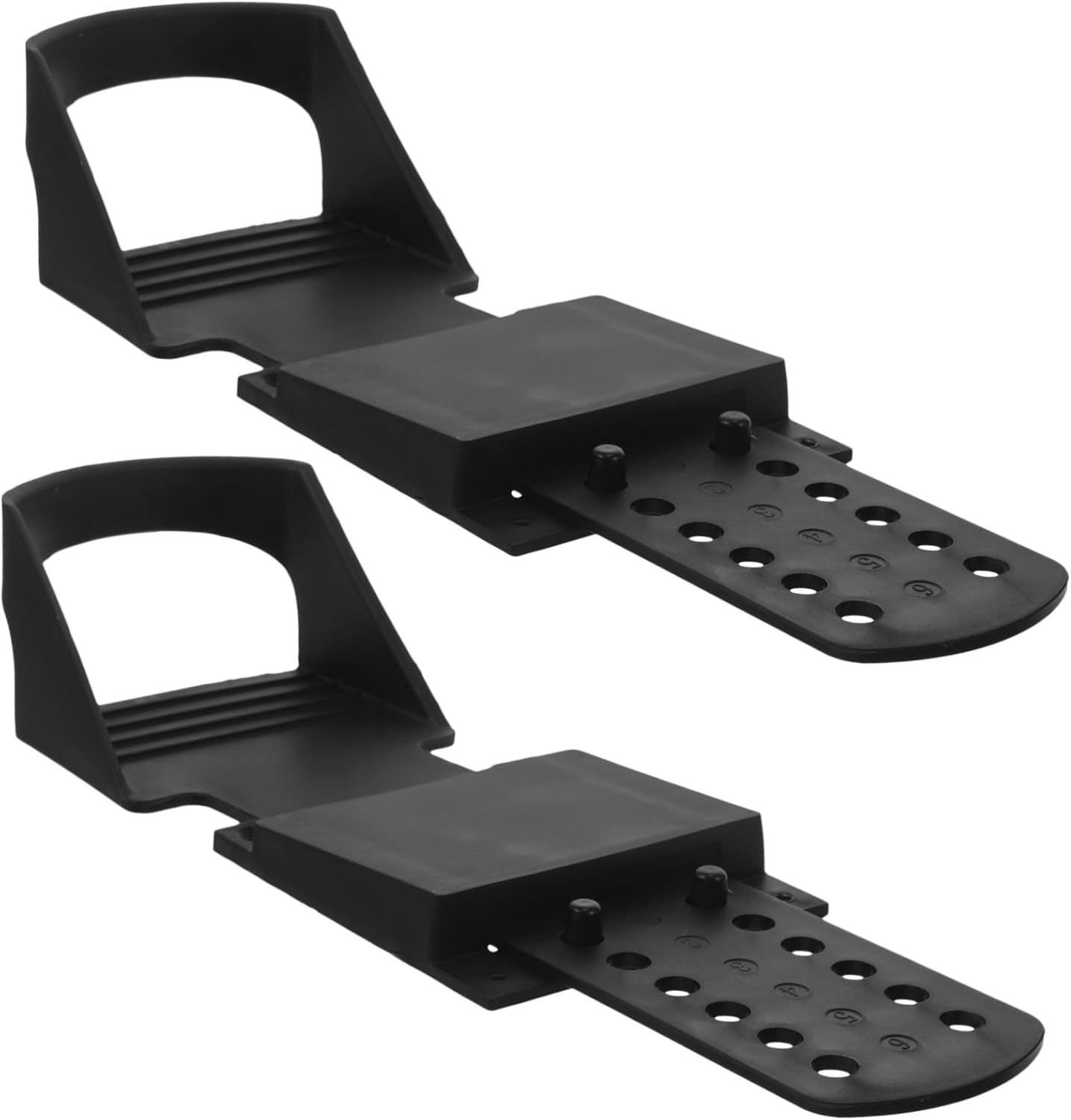 1Pair Skid Rowing Machine Pedals for Exercise Replacement Foot Pedals Compatible with Water Resistance Rowing Machines Durable Rowing Machine Supplies