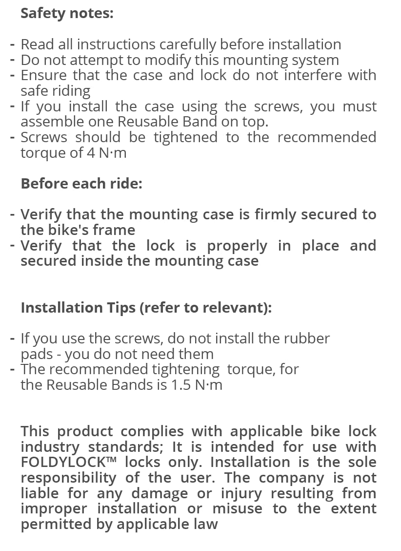 Seatylock FoldyLock Compact Folding Bike Lock - Award Winning Patented Lightweight High Security Bicycle Lock - Heavy Duty Anti Theft Smart Secure Guard with Keys & Case for Bikes or Scooters