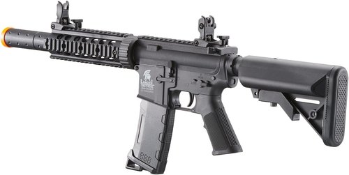 Lancer Tactical Gen 2 M4 Airsoft Rifle Full Starter Package – Includes High-Speed Magazine, Goggles, Tactical Vest, Red Dot Sight, Battery, Charger, and BBS