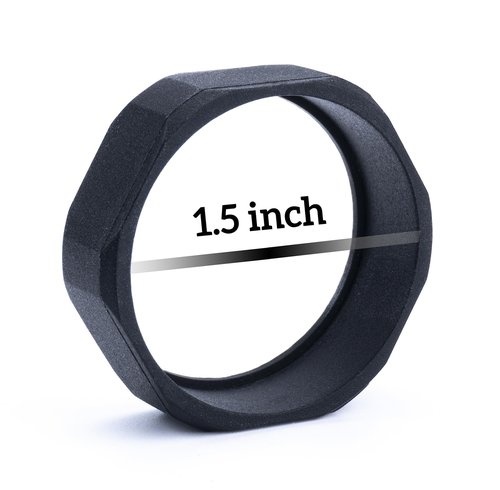 Stinger Flashlight Ring Holder Replacement for Streamlight 75702 Anti Roll Ring Parts 2 Pack, Mounting on The Lens