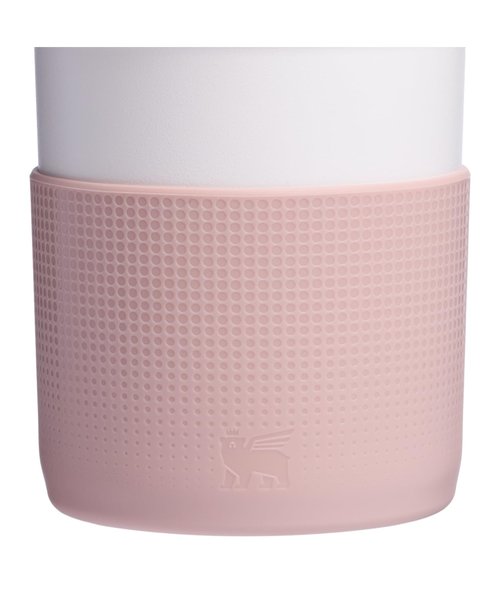 STANLEY Quencher Boot and Straw Cover Cap | Anti-Slip Silicone Protector for 40 oz Tumbler with Handle | Accessory Set for Stainless Steel Drinking Cup | BPA-Free | Pink Dusk
