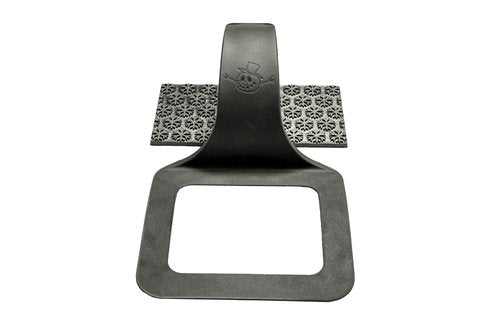 The SHREDHOOK Snowboard Hook w/Stomp Pad - Experience Stability When not Engaged in The Rear Snowboard Binding. This Gives The Rider Added Control While Getting Off Lifts and Traversing The Mountain.