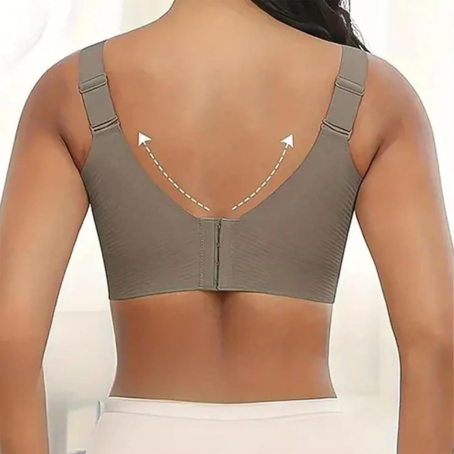 3 Pack Women's Ribbed Push Up Adjustable Wireless Bra Seamless Full Support Sports Bras Cozy Breathable Bralettes Full Support Sports Bras for Women X-Large