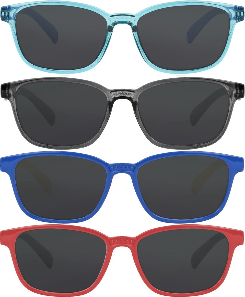 Yogo Vision Toddler Sunglasses Polarized Little Kids Sunglasses for Girls Boys Age 2-6 Pack of 4