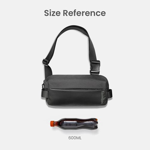 tomtoc Compact EDC Sling Bag, Chest Shoulder Crossbody Sling Daypack for Men Women, Water-resistant Lightweight Everyday Carry Casual Pack for Nintendo Switch 2, Tactical, Travel, Work, Gym, Sport