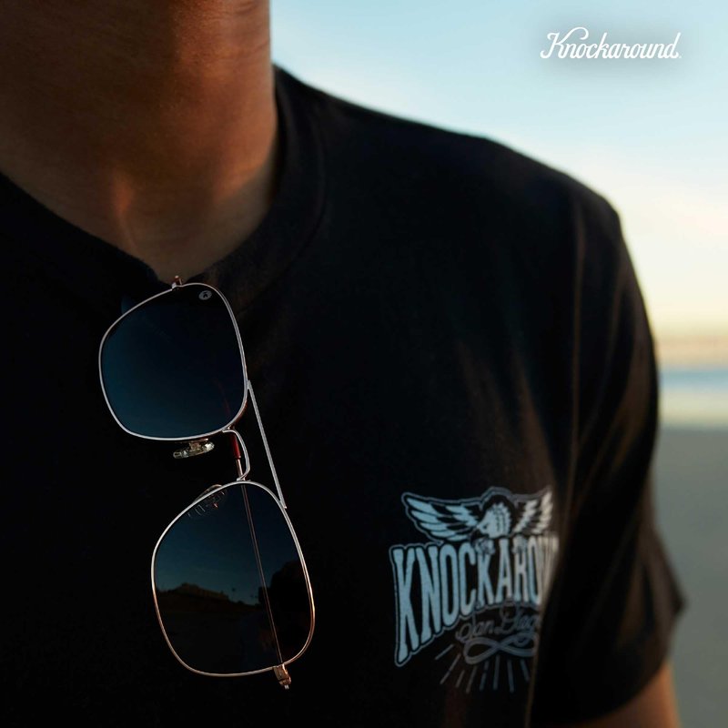 Knockaround Mount Evans Polarized Navigator Sunglasses for Men & Women - UV400 Protection