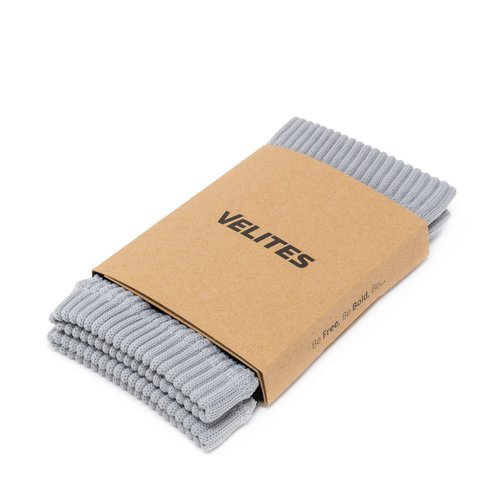 Velites I Flexible Fabric Wristband in I Provides Support and Safety for Your Workouts I Better Grip on The bar I Maximum Protection for The Skin I One Size fits All (Unic Size, Grey)