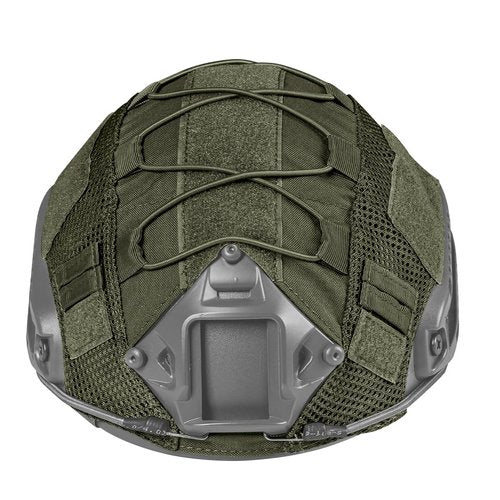IDOGEAR SPORTS Tactical Helmet Cover for Fast Helmets - Camo M/L Size - Durable 500D Nylon Tactical Gear for Airsoft, Paintball, Hunting(Ranger Green)