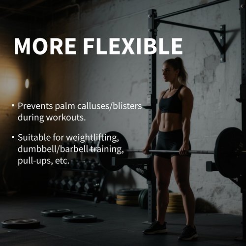 Workout Grips for Weight Lifting – Non-Slip Gym Grips, Hand Grips for Deadlifts, Rows, Lifting Grips & Weight Grip Pads for Men and Women – Gym Gloves Alternative
