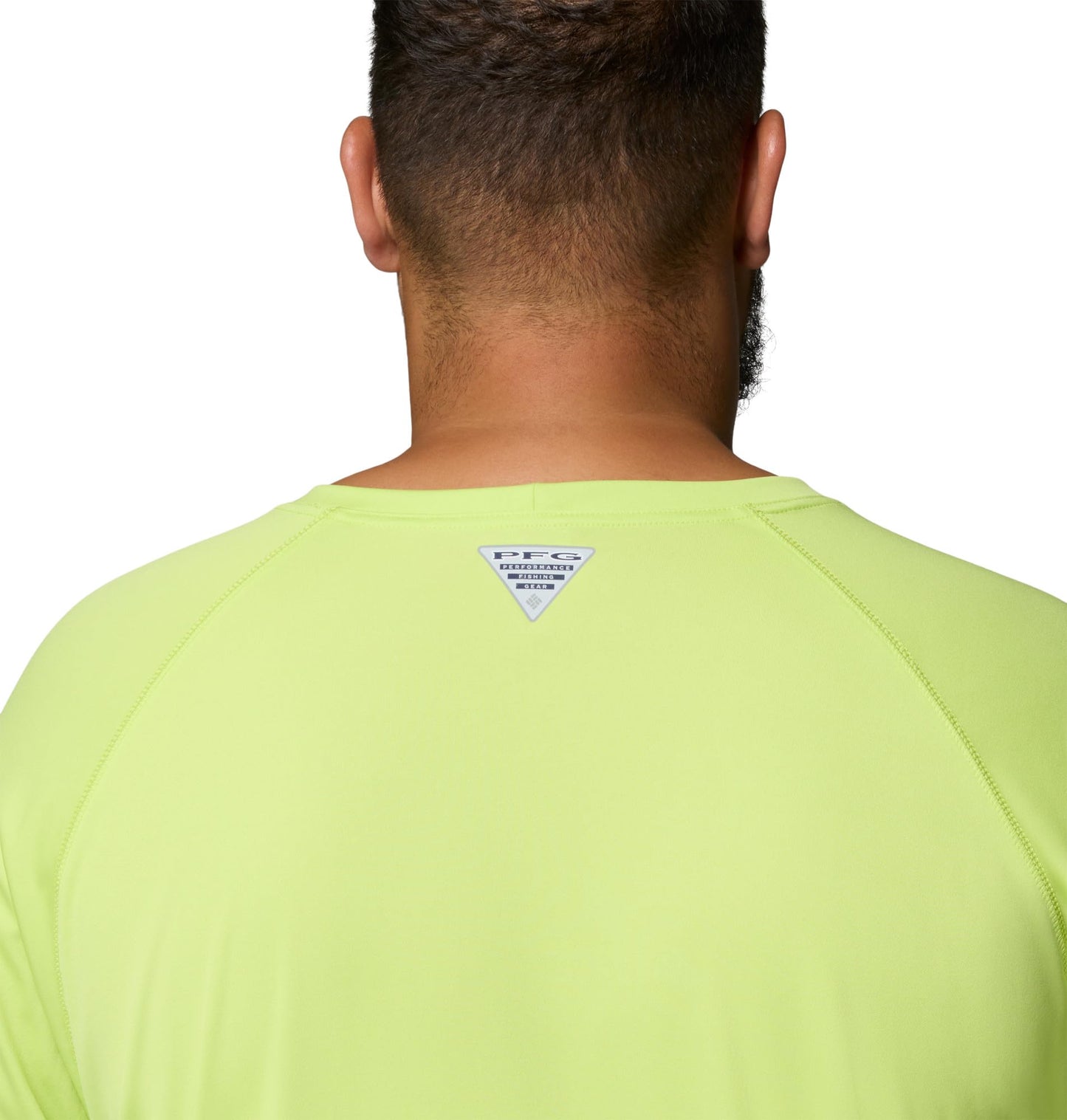 Columbia Men's PFG Terminal Tackle Long Sleeve Fishing Shirt, Voltage/White Logo, Large Tall