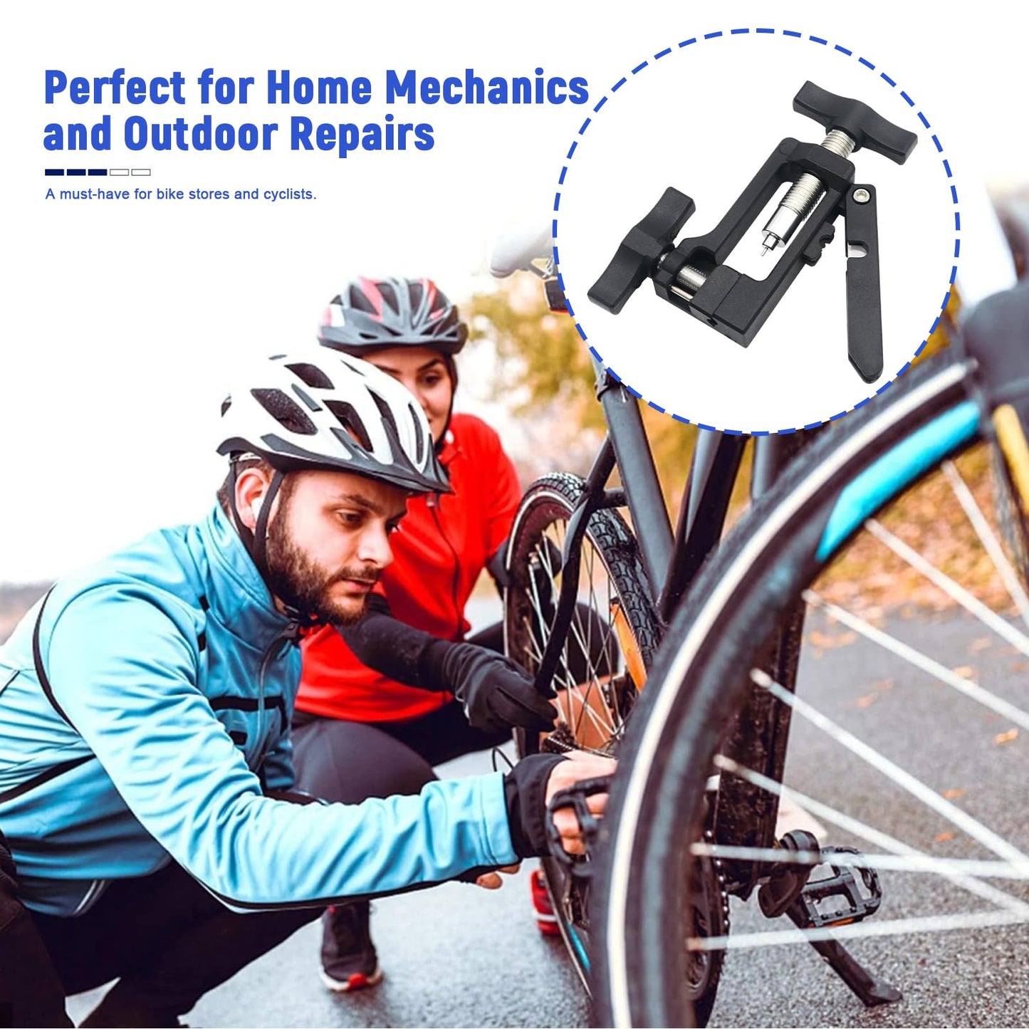 2 in 1 Plastic Needle Driver Insertion and Hydraulic Hose Cutter Tool for Bicycle MTB Road Bike Brake Repair, Lightweight Brake Line Cutter and Oil Fitting Install