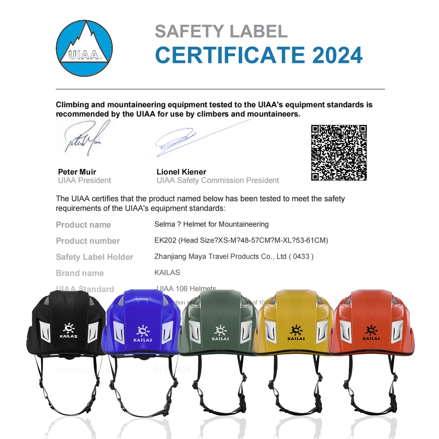KAILAS Selma Climbing Helmet Arborist Search Rescue Helmet Rock Climbing Gear Mountaineering Protos Half Bump Helmet