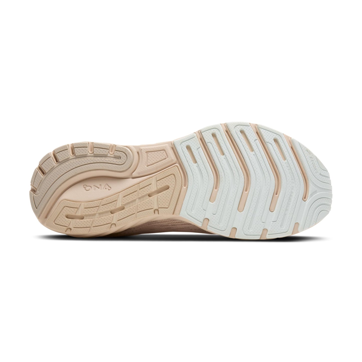 Brooks Women’s Anthem 7 Neutral Running Shoe - Almond/Grey/Desert Flower - 8.5 Medium