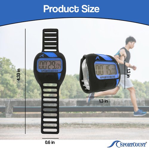 SC SPORTCOUNT LapCounter and Timer - Waterproof Lap Counter Timer for Swimming, Biking, Running Triathletes - Accurately Tracks Laps and Times to Help You Stay Focused