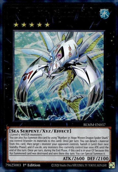Number S37: Spider Shark - BLMM-EN037 - Ultra Rare - 1st Edition