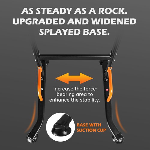 Leikefitness Power Tower Dip Station Pull Up Bar for Home Gym Adjustable Height Strength Training Workout Equipment,Pull Up Bar Station