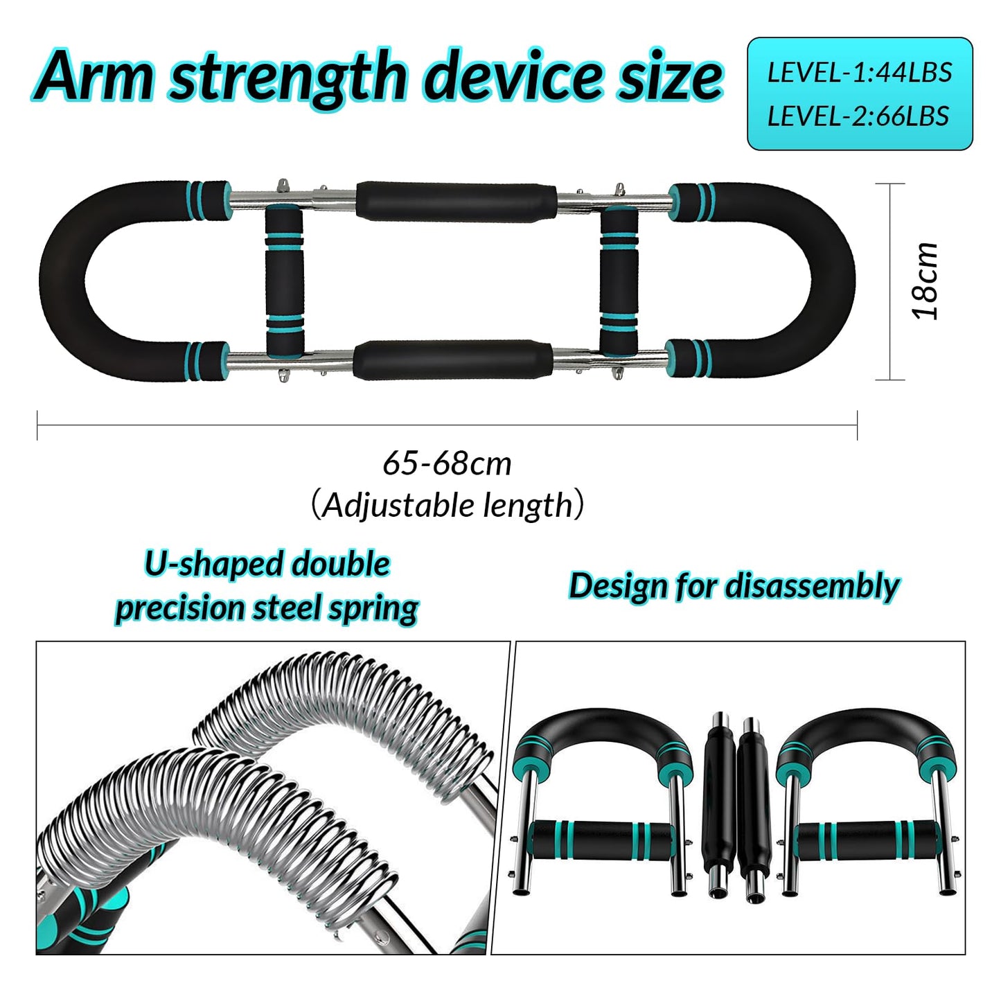 0-100lb Adjustable Chest Workout Equipment,