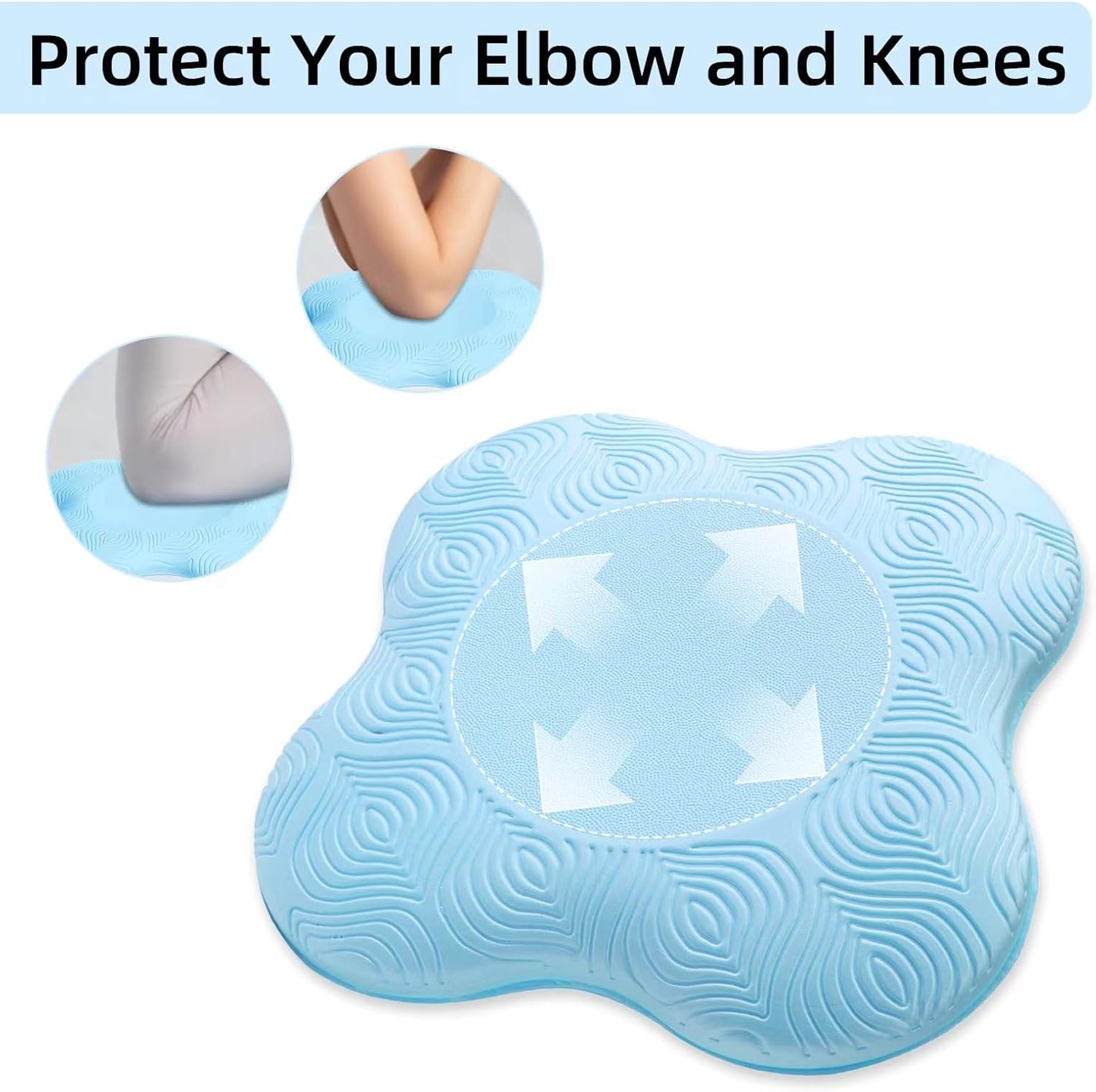 2 packs Yoga Knee Pad Cushion Extra Thick for Knees Elbows Wrist Hands Head Foam Pilates Kneeling pad Yoga Knee Cushion Thick Exercise Pads for Knees Elbows Wrist Hands Head Foam Pilates Kneeling pad,Support Foam Pads for Women and Men