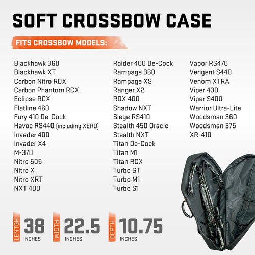 Wicked Ridge by TenPoint Soft Case - Easily Transport & Protect Your Crossbow
