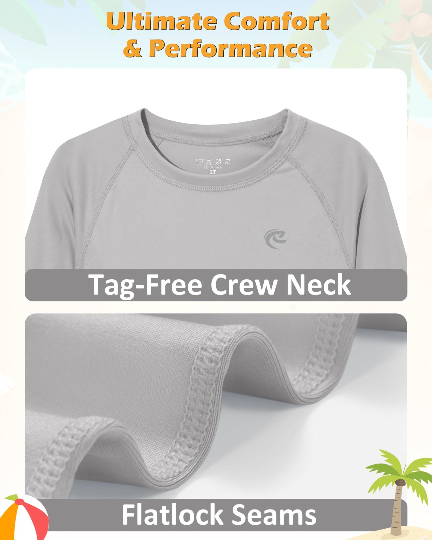 Boys Fishing Sun UV Shirt, Outdoor Youth Long Sleeve SPF Quick Dry Running Swimming Rash Guard T-Shirt