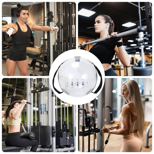 Aqua Bag Workout Ball, Adjustable Water weight ball, Portable Heavy Bag Versatile Training Aid Equipment for Men Women Muscle Training