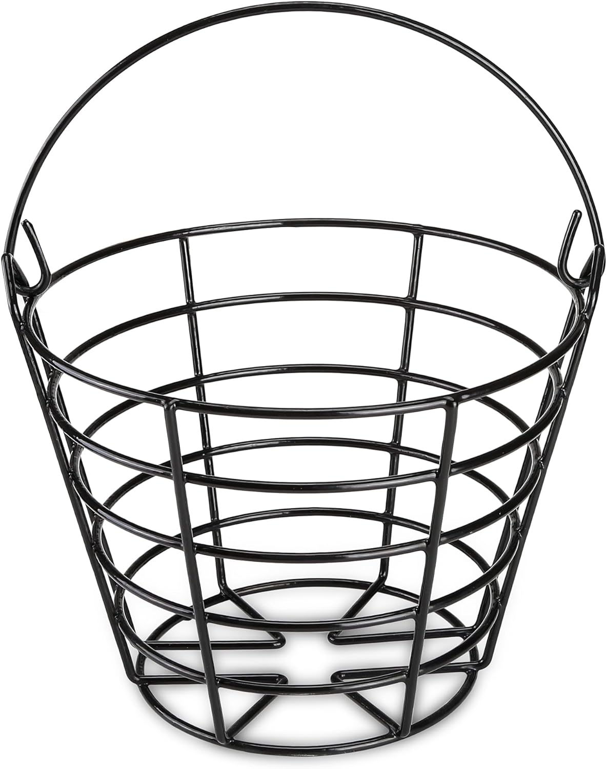 10L0L Metal Range Golf Ball Baskets with Handle, Golf Ball Storage Bucket, Holds 50 Balls Each (GolfBalls Not Included)