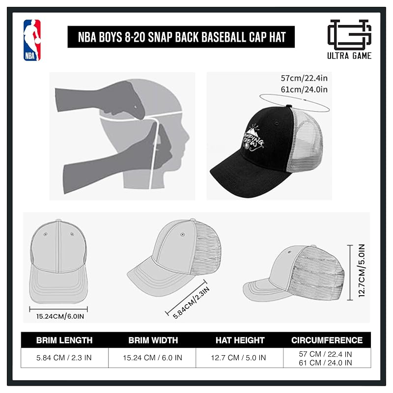 NBA Team Color Adjustable Hat Cap - One Size Fits All, Los Angeles Lakers (Team Color+One Size+Los Angeles Lakers)