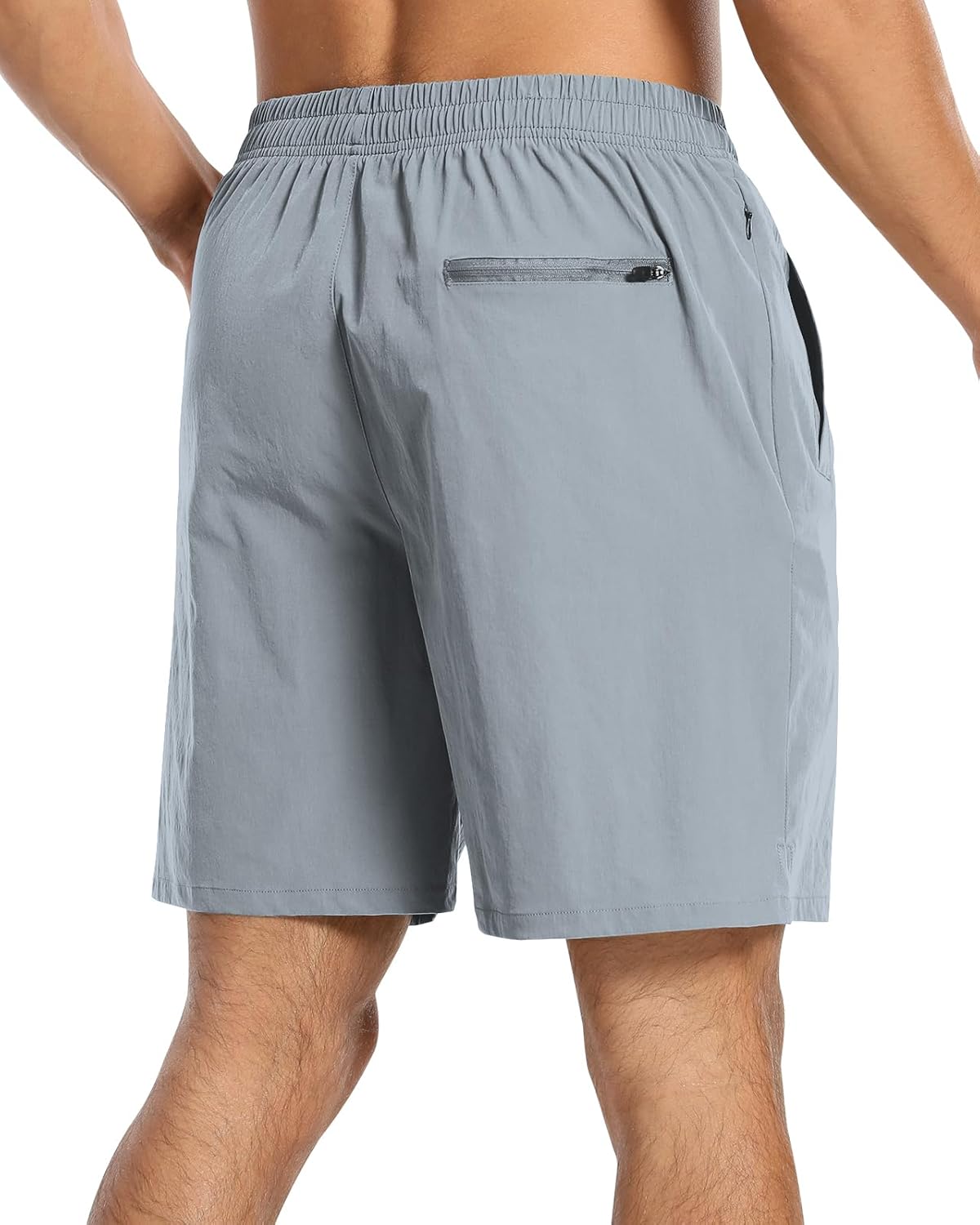 2 Pack Mens Athletic Workout Shorts 7 Inch Quick Dry Gym Shorts with Pockets, Sports Tennis Running Shorts for Men