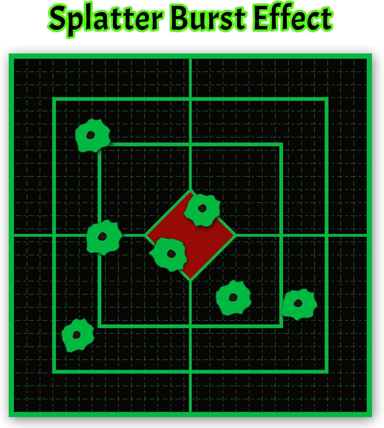 3 Inch/4 Inch Splatter Targets, Adhesive Shooting Target Stickers for BB Gun, Pellet Gun, Airsoft, Pistol, Rifle Shooting Practice (200/250/400/500Pack)