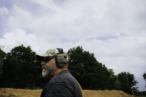 Walker's Recon Digital Muffs - Durable IPX4 Weather-Resistant HD Speakers Hunting Range Shooting Hearing Protection Electronic Muffs, 3.5mm Audio Jack, 2 AAA Batteries Included, Flat Dark Earth