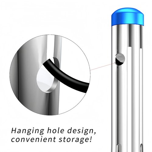 Bicycle Bottom Bracket Bearing Press Tool (for Size 22-24mm) – Bearing Removal/Installation Kit – Compatible with Internal BB Bearings Bicycle Bearing Press Installation Tool Kit, Silver with Blue Cap