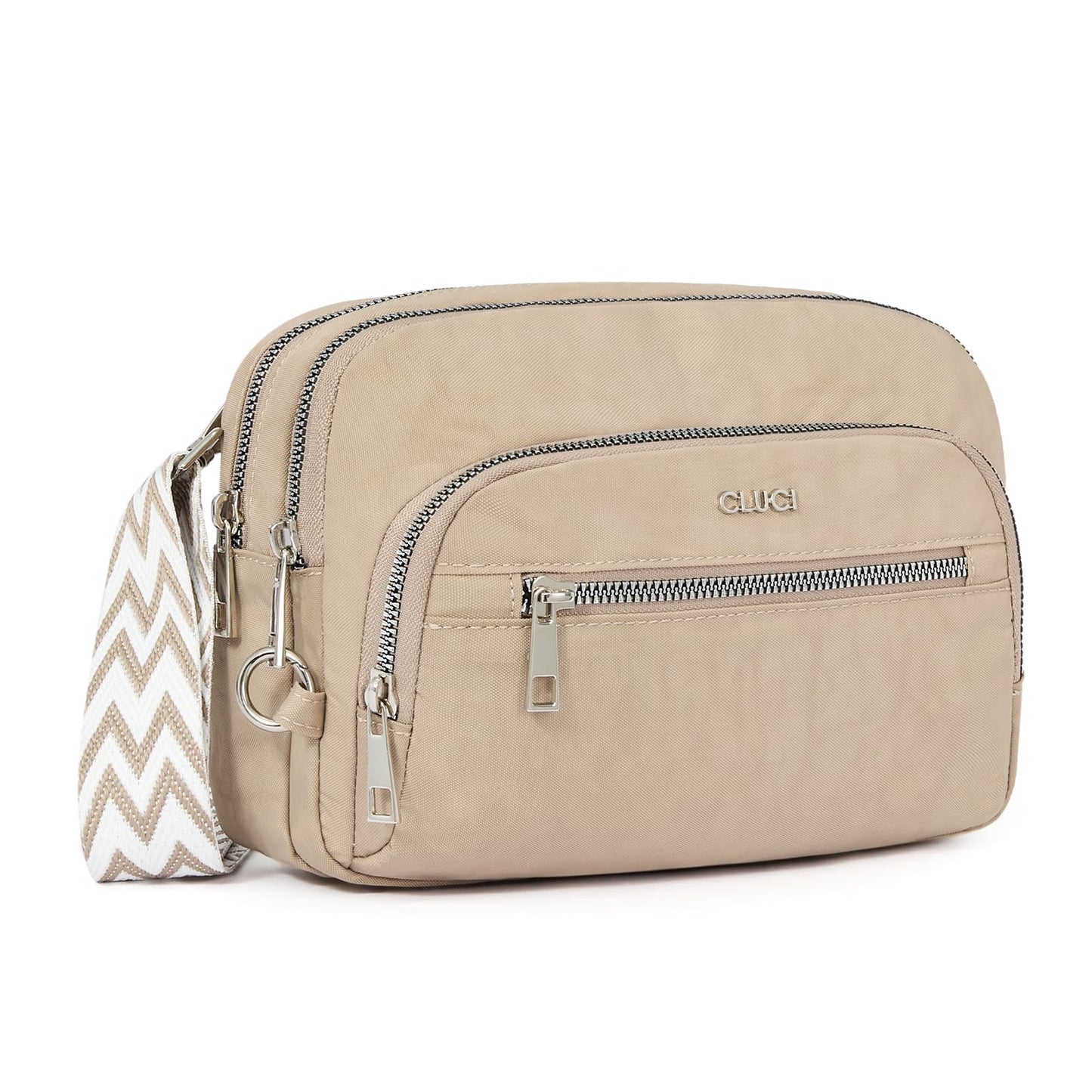 CLUCI Anti Theft Crossbody Bags for Women Travel Small Crossbody Bag Purses for Women RFID Nylon Belt Bag
