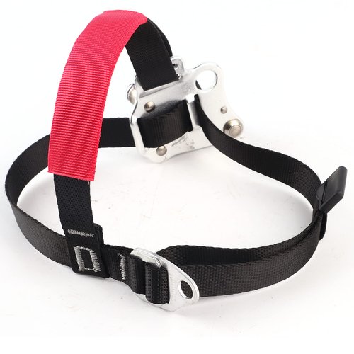 cardyven Foot Ascender, Riser Rock Climbing Mountaineering Equipment Climbing Device Outdoor Mountaineering Tree Arborist Climbing Rappelling Equip (Left Foot Riser/Silver)