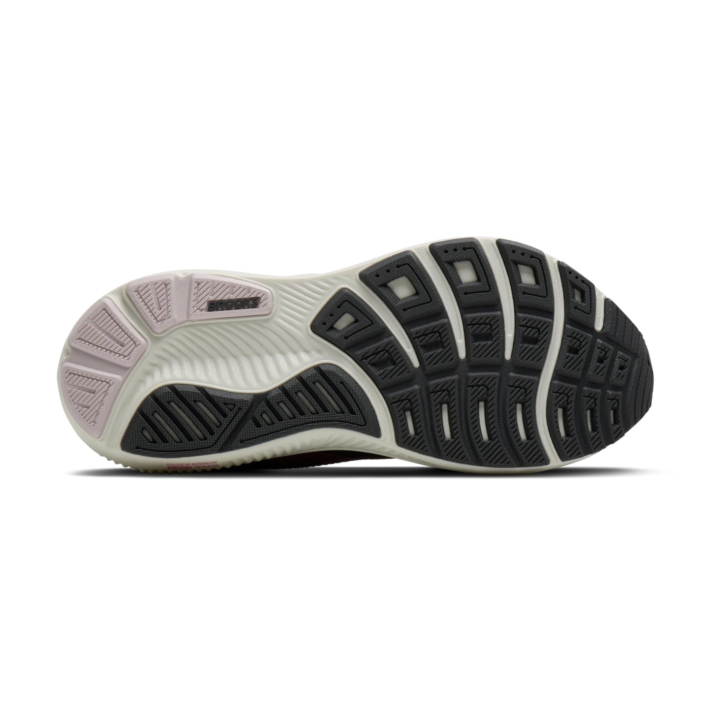 Brooks Women’s Ghost 17 Neutral Running Shoe - Poppy Seed/Pink/Bluewash - 5.5 Medium
