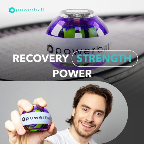 POWERBALL 280 Autostart Fusion Pro Hand Exercise Ball Unisex Adult, Purple