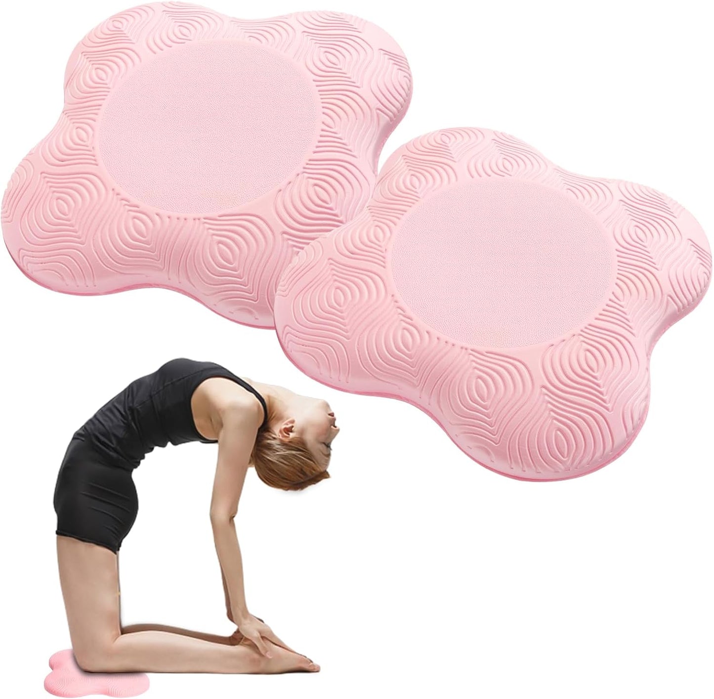 2 packs Yoga Knee Pad Cushion Extra Thick for Knees Elbows Wrist Hands Head Foam Pilates Kneeling pad Yoga Knee Cushion Thick Exercise Pads for Knees Elbows Wrist Hands Head Foam Pilates Kneeling pad,Support Foam Pads for Women and Men