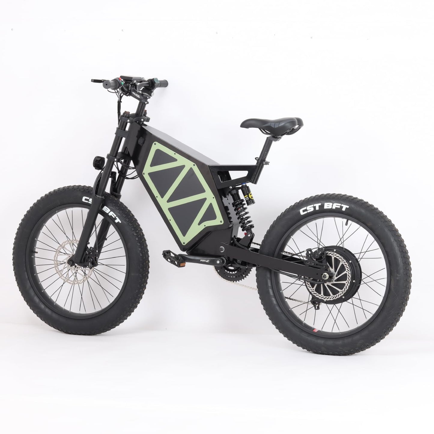 KEYU F7 Step Through Carbon Mountain Fat electrick Bicycle Dirt Full Suspension Strong Enduro Stealth Bomber Electric Bicycle Bike Ebike Frame