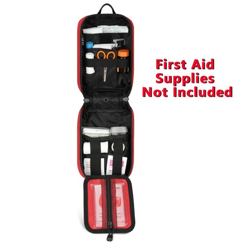 Gonex MOLLE Medical Pouch EMT First Aid Pouch Rip-Away IFAK Tactical Utility Pouch for Outdoor Activities Medical Supplies (Bag Only), Red