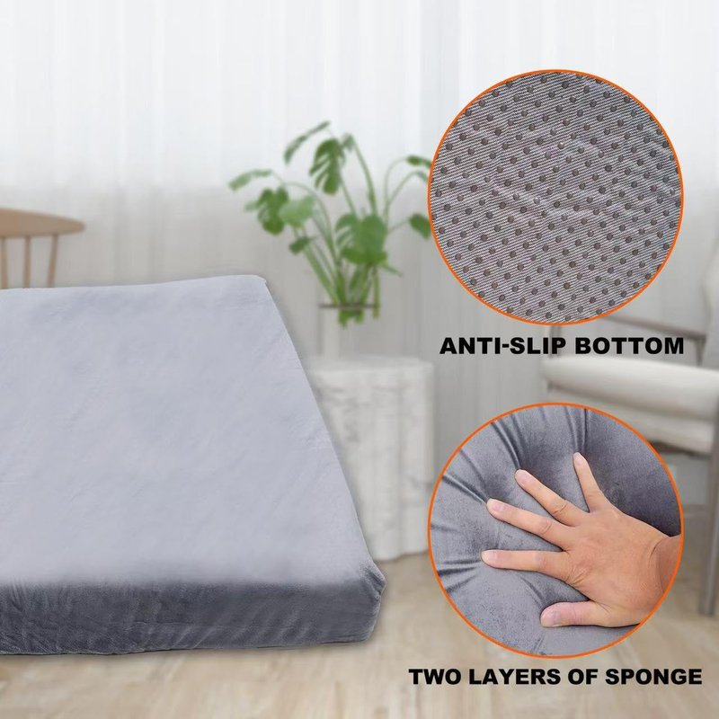 Bzvystux Memory Foam Sleeping Pad Camping Mattress,3 Inch Thick Portable Floor Mat for Adult Waterproof Sleeping Mat Roll Up Floor Mattress Foldable Backpacking Travel Bed for Outdoor,Guest Bed