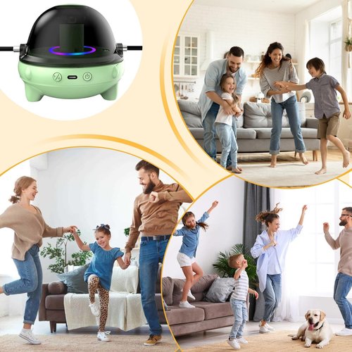 Electric Jump Rope Machine - Adjustable Music Skipping Counter,Indoor and Remote Control Rope Skipping Jumping Rope Machine with Large Screen for Training