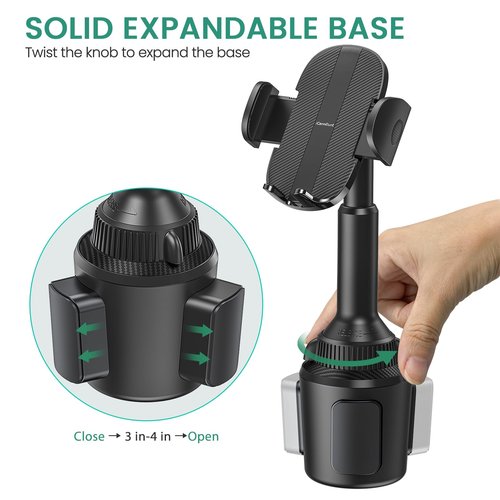 ICARMOUNT Golf Cart Phone Holder Mount, Golf Cart Accessories Universal Cup Phone Holder Mount for All 4.7-6.8" Cell Phones, Fit EZGO Club Car Yamaha, Car, Truck, Golf Gifts for Men, Women
