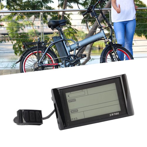Alomejor Electric SW900 Panel LCD Meter Waterproof 5 Pin for Electric Scooter Replacement Accessories