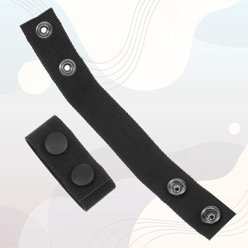 Heclia Duty Belt Keeper with Double Snaps 6 PCS Nylon Tactical Belts Keepers for Police & Military Heavy Duty Belt Loops Fits 2"-2.25" Strips Secure Retention for Law Enforcement Rear