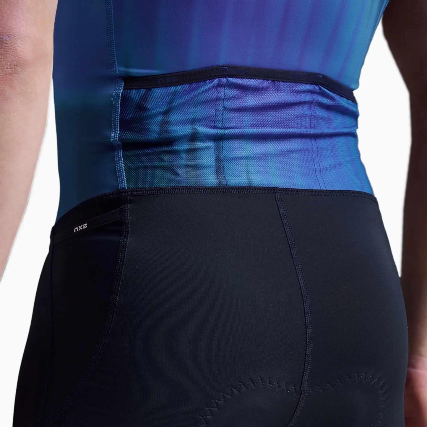2XU Men's Core Tri Suit (US, Alpha, Small, Regular, Regular, Standard, Azure Blue/Midnight)