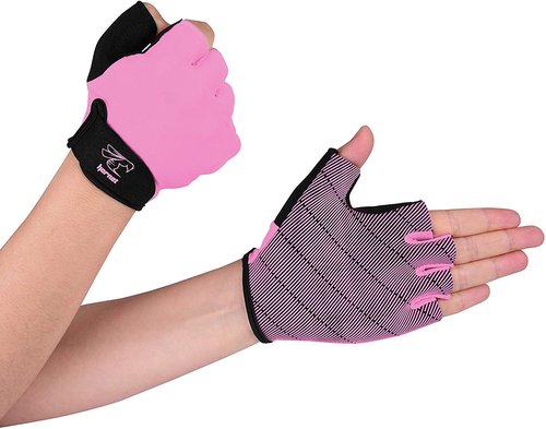 Hornet Watersports Light Pink Rowing Gloves for Women Ideal for Indoor Rowing, Sculling, Kayak, SUP, Outrigger Canoe, Dragon Boat and Other Watersports (M (Fits 7"-7.5"))