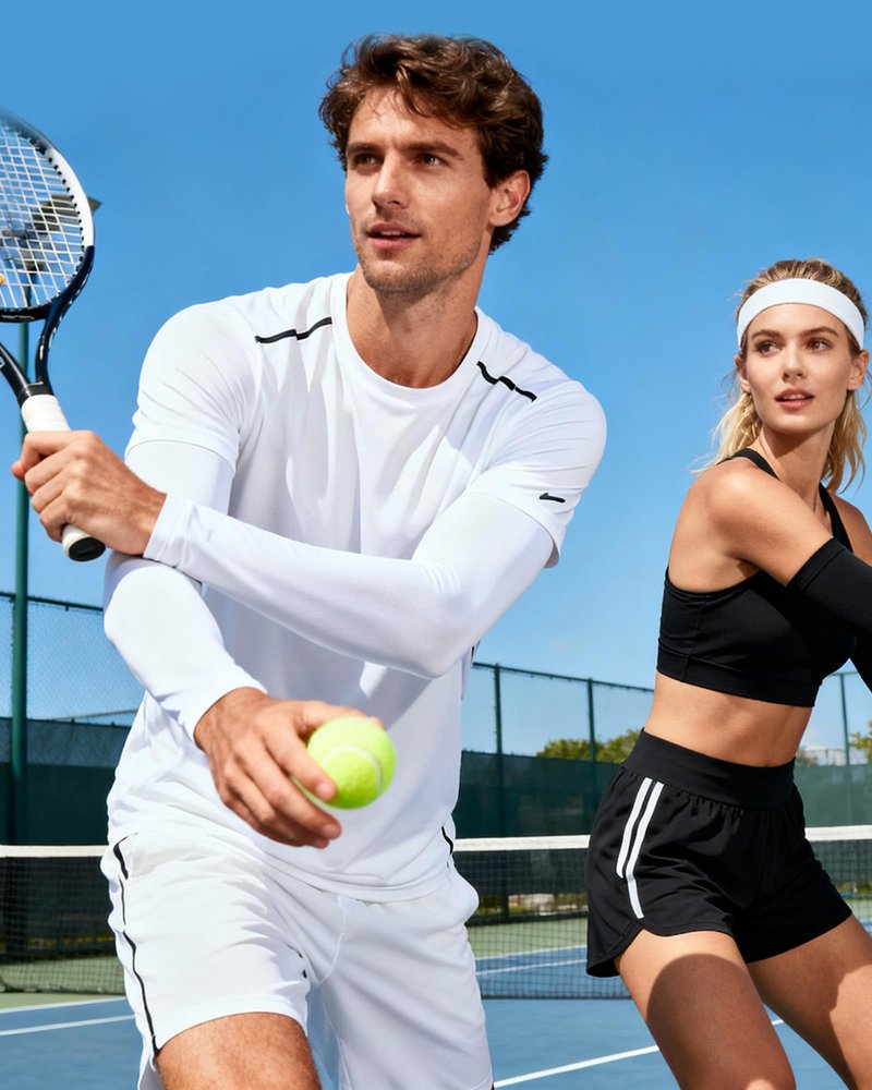 Xeoxarel 4 Pairs Arm Sleeves for Men and Women, Cooling UPF 50+ Sun Protection, Compression for Sports and Outdoor Activities